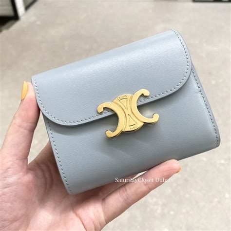 celine wallet blue|celine wallets for women.